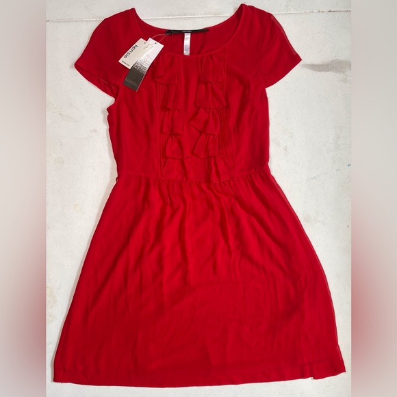 NWT Kensie Apple Red Casual Dress - Picture 2 of 4